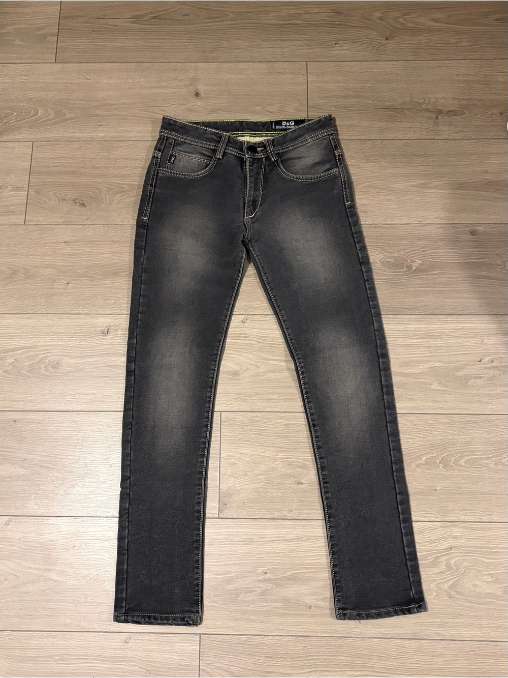 Dolce & Gabbana Black Washed Skinny Jeans